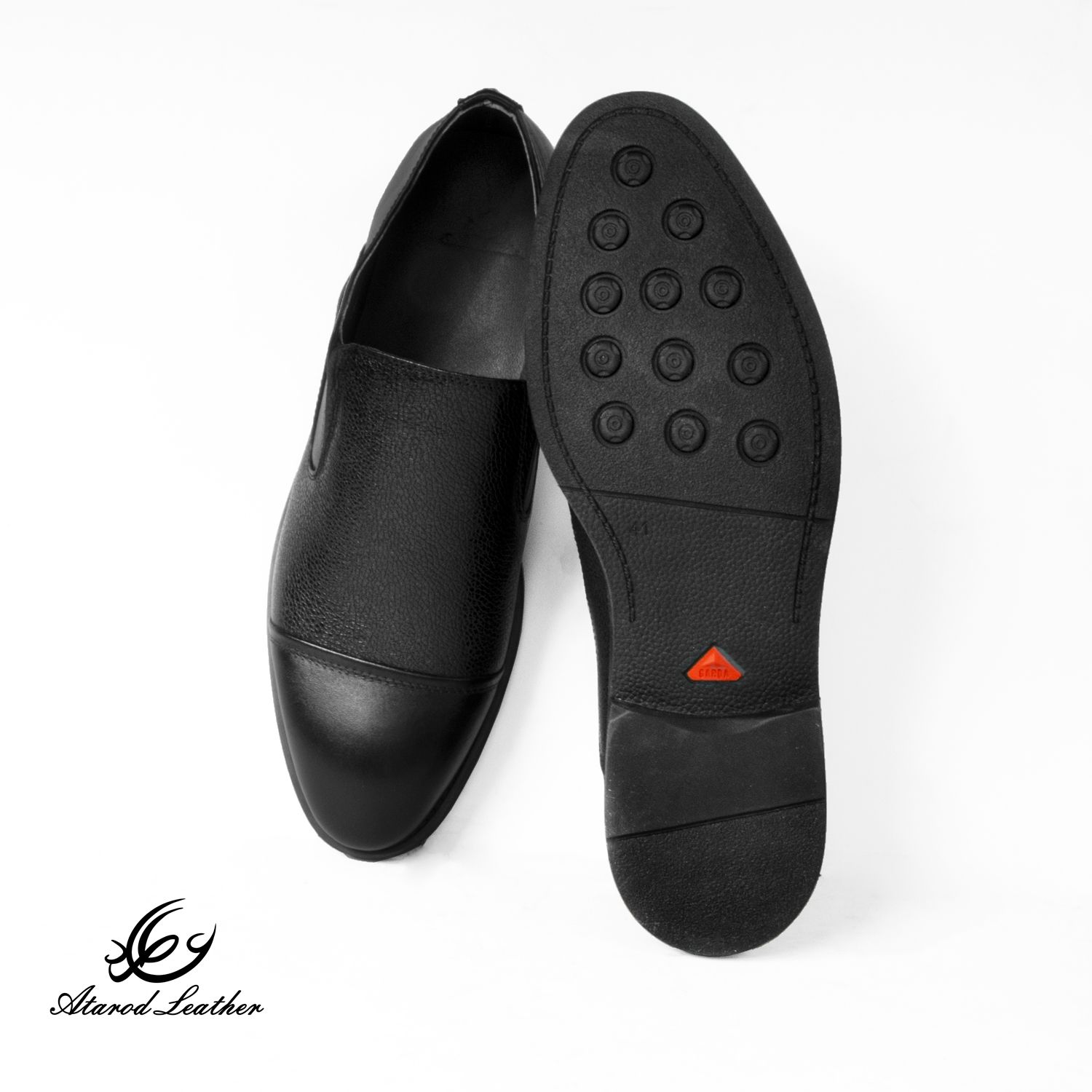 کفش مردانه چرم عطارد مدل چرم طبیعی کد SH79 -  - 13