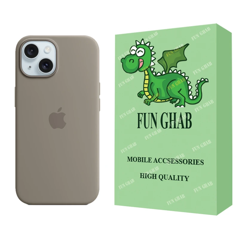 کاور فان قاب مدل سیلیکونی  طرح SLB مناسب برای گوشی موبایل اپل iPhone 15