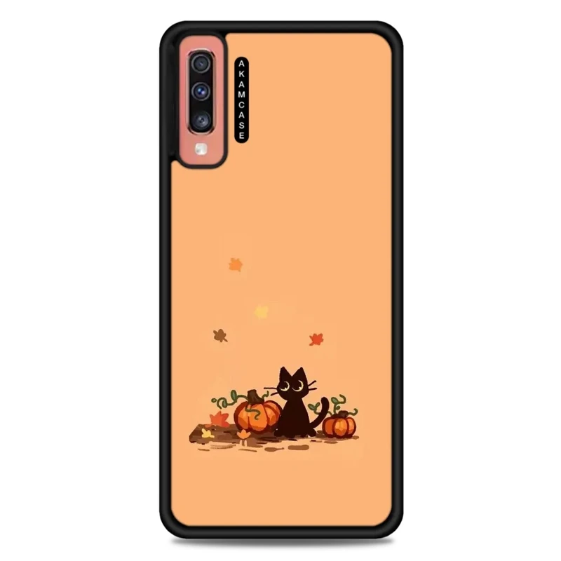کاور آکام مدل AMC-WSGA70-PUMPKIN-1 مناسب برای گوشی موبایل سامسونگ Galaxy A70