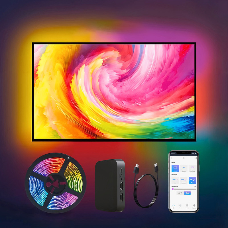 ریسه هوشمند تلویزیون مدل TV sync box مجموعه ۴ عددی