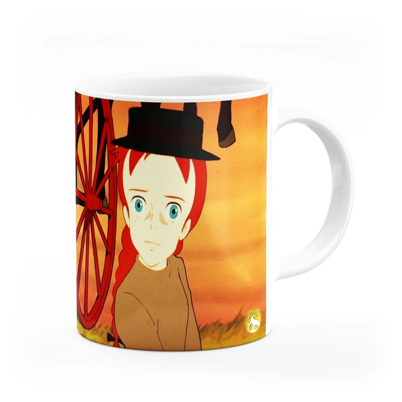 ماگ هومرو طرح انیمیشن آن شرلی با موهای قرمز مدل MG3245