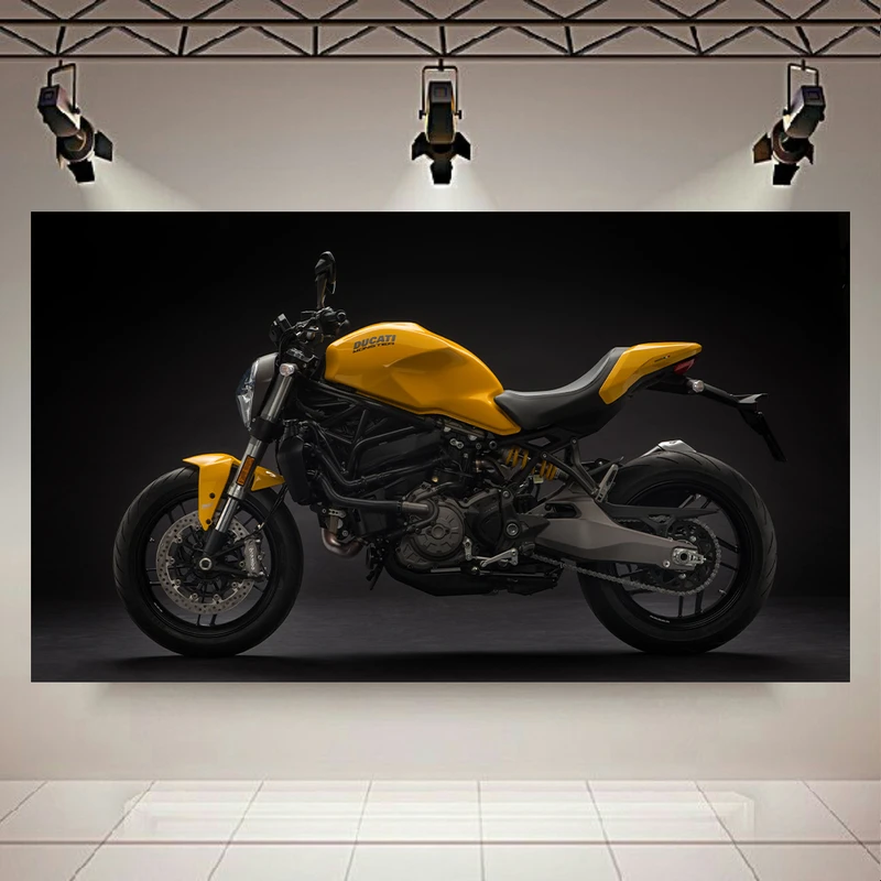 تابلو شاسی طرح موتور مدل Ducati Monster 821 کد AR6370