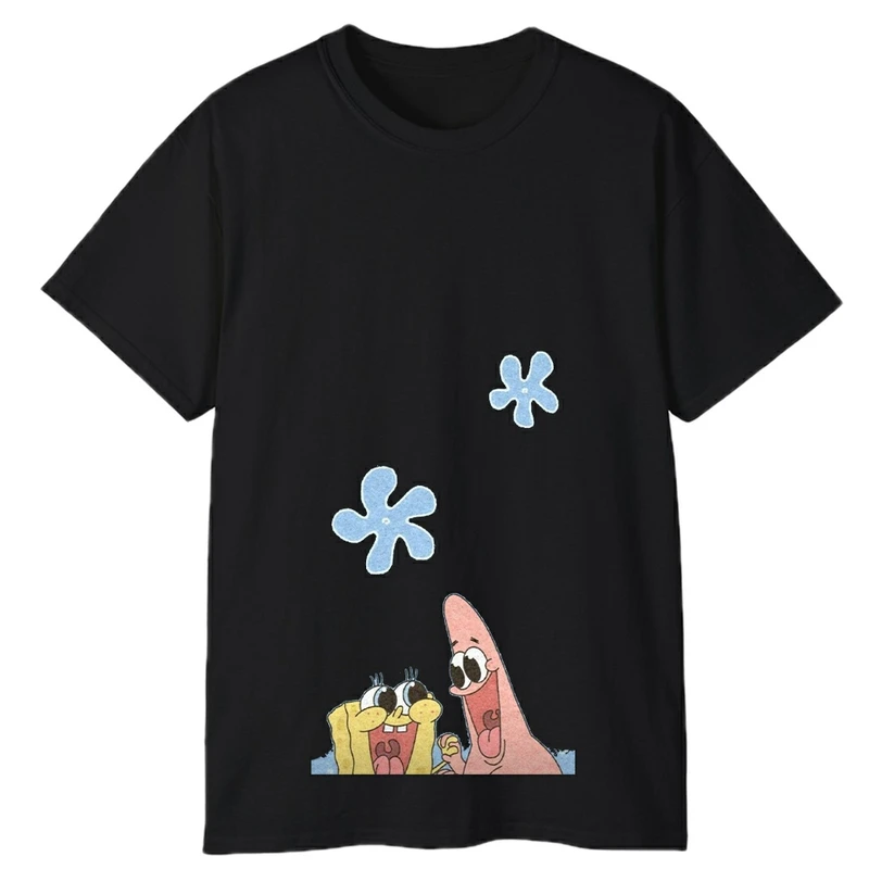 تی‌شرت آستین کوتاه مردانه پاد آفرین مدل باب پاتریک شاد