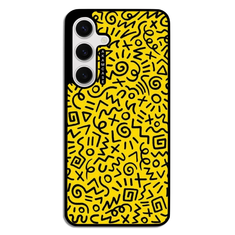 کاور آکام مدل AMC-WSGS24-DOODLE3 مناسب برای گوشی موبایل سامسونگ Galaxy S24