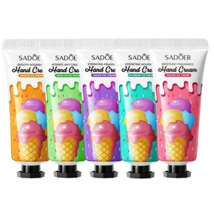 کرم مرطوب کننده دست و صورت سادور مدل بستنی مناسب برای انواع پوست وزن 20 گرم بسته 5 عددی