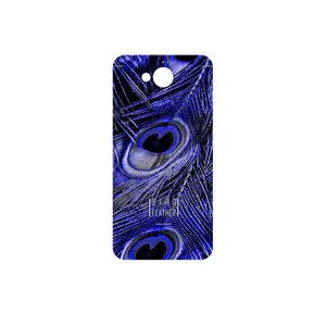 MAHOOT Purple Feather Cover Sticker for HTC Desire 650