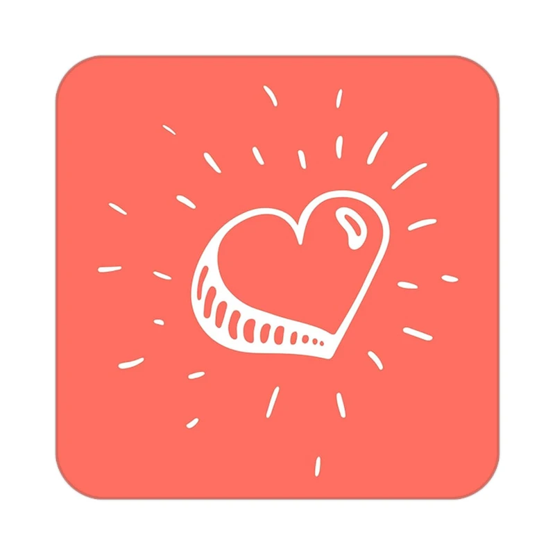 زیر لیوانی کاکتی طرح عاشقانه مدل mp37683