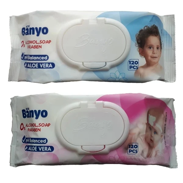 دستمال مرطوب کودک بانیو مدل ECO بسته 2 عددی
