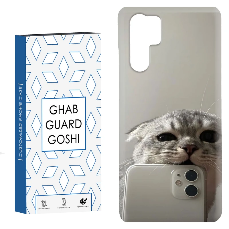 کاور قاب گارد گوشی طرح گربه سلفی کد Dimo-206 مناسب برای گوشی موبایل هوآوی P30 Pro