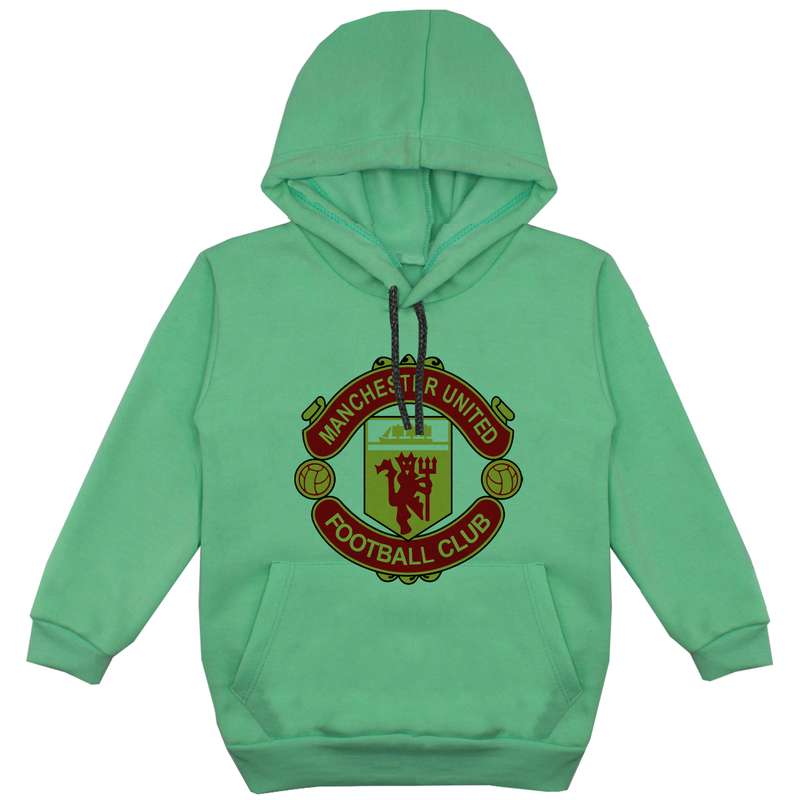 هودی پسرانه مدل منچستر کد F 114 رنگ سبز