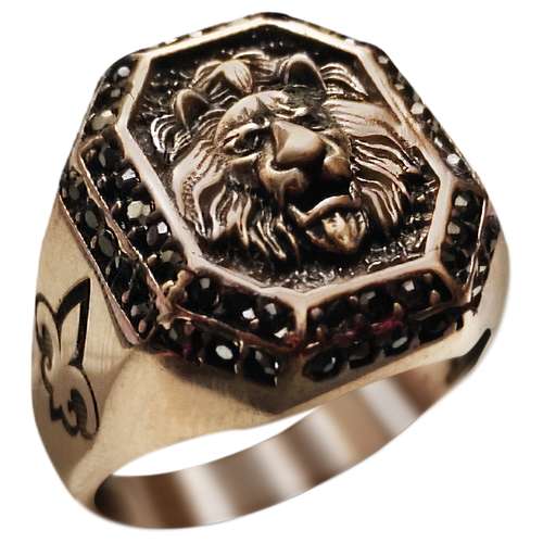 انگشتر مردانه مدل شمشیر کد AR446