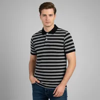 پولوشرت آستین کوتاه یقه برگردان مردانه باینت مدل 9905