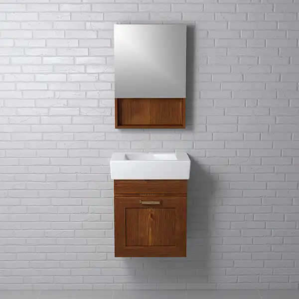 ست کابینت و روشویی مدل پروانه کد 897 به همراه آینه