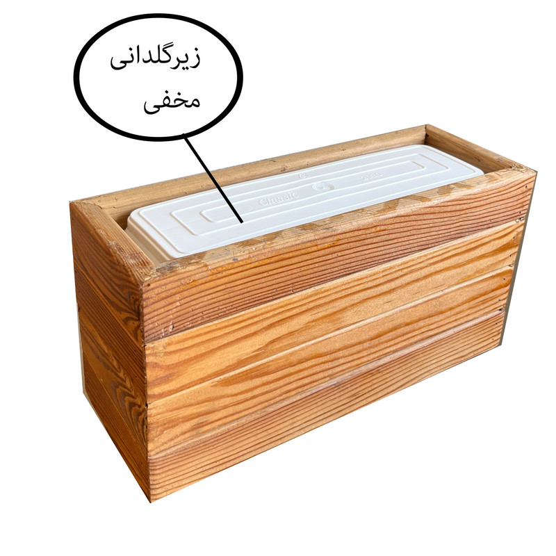 گلدان مدل چوبی کد1332r4 گلدان مدل چوبی کد1332r4
