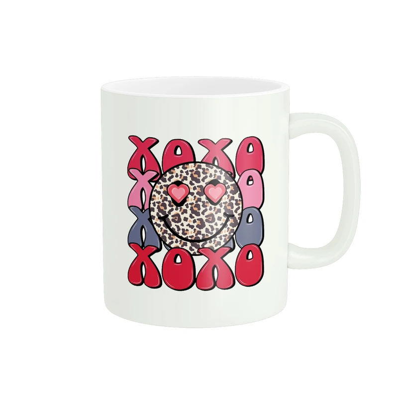 ماگ پادآفرین مدل عشق طرح قلب LOVE تدی گل رز کد PM1530