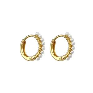 گوشواره زنانه ژوپینگ مدل مروارید کد E5578