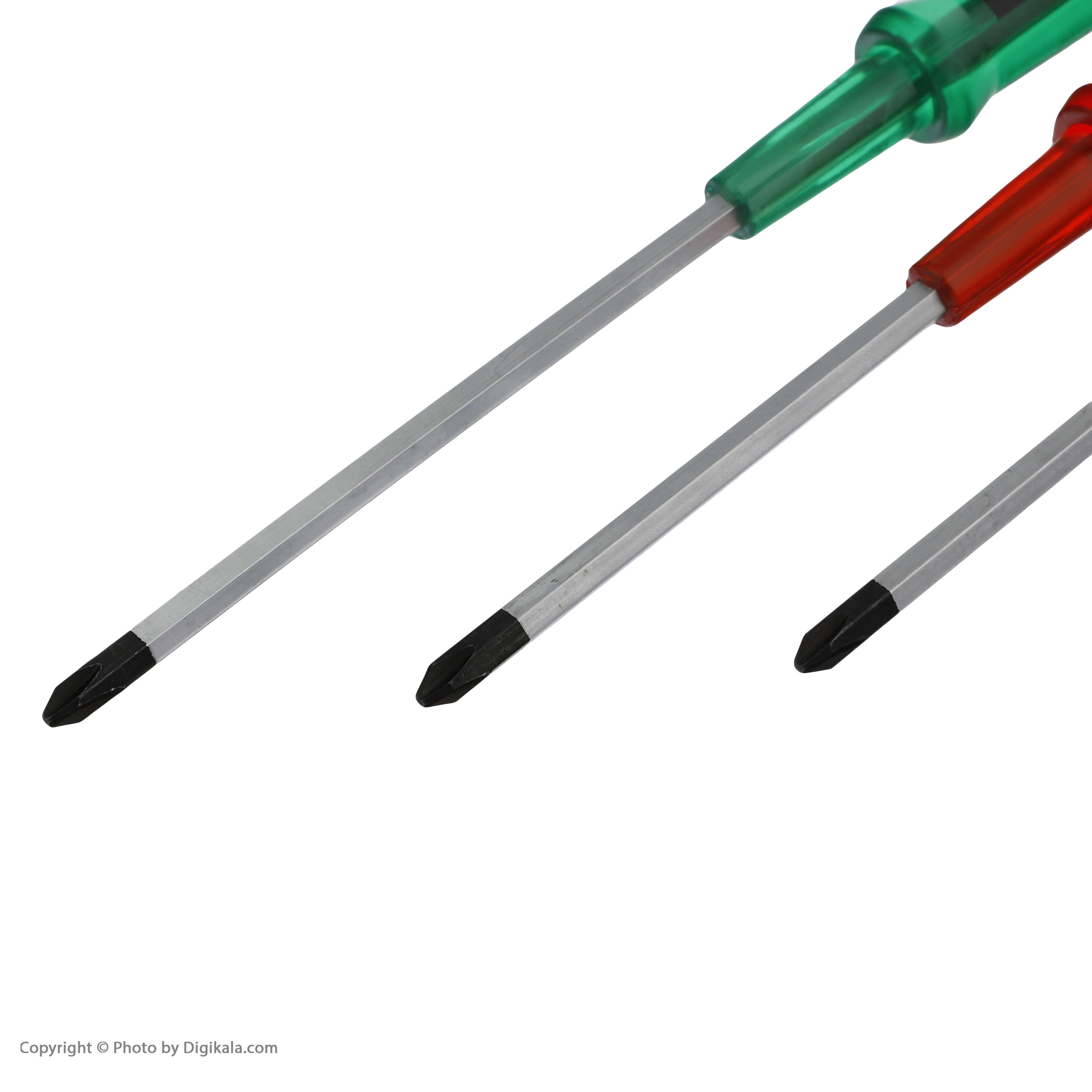 پیچ گوشتی ضربه خور جاب مدل JAB-66 مجموعه 6 عددی پیچ گوشتی ضربه خور جاب مدل JAB-66 مجموعه 6 عددی