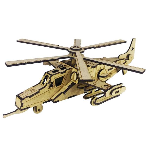 ساختنی مدل هلیکوپتر جنگی کد KA-50