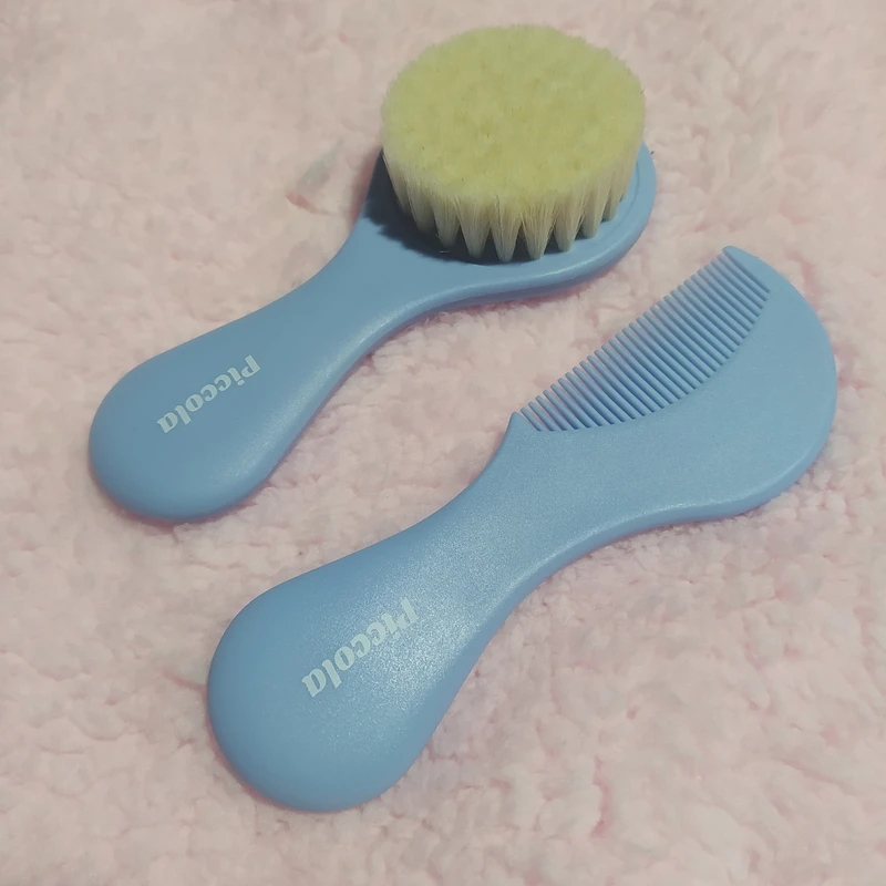 عکس شماره 4 : ست شانه و برس کودک پیکولا مدل natural type-2022