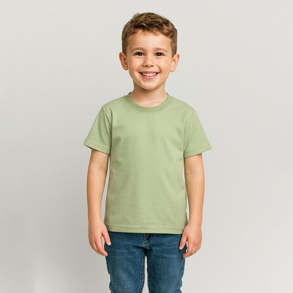 تی‌شرت آستین کوتاه پسرانه آریان نخ باف مدل 4812