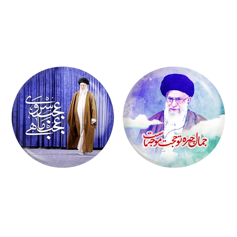 مگنت خندالو طرح رهبر کد 25952596 مجموعه 2 عددی