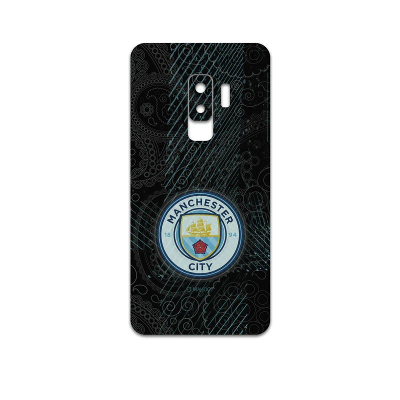 برچسب پوششی ماهوت مدل Manchester-City مناسب برای گوشی موبایل سامسونگ Galaxy S9 Plus