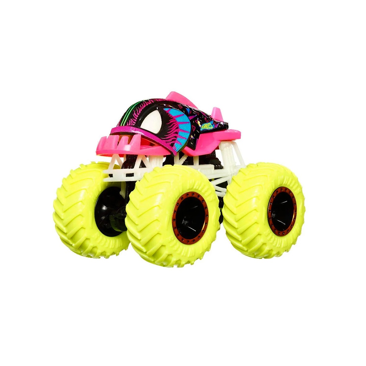 ماشین بازی هات ویلز مدل Monster Trucks Glow In The Dark Piran Ahhhh کد HCB50 - HGX14