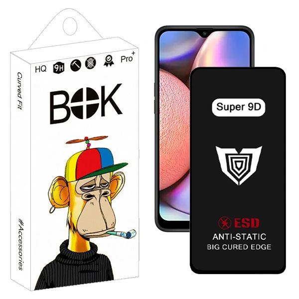 محافظ صفحه نمایش فول بوک مدل Super 9D Pro مناسب برای گوشی موبایل سامسونگ galaxy A10 / A10s / M10 / M10s / M20