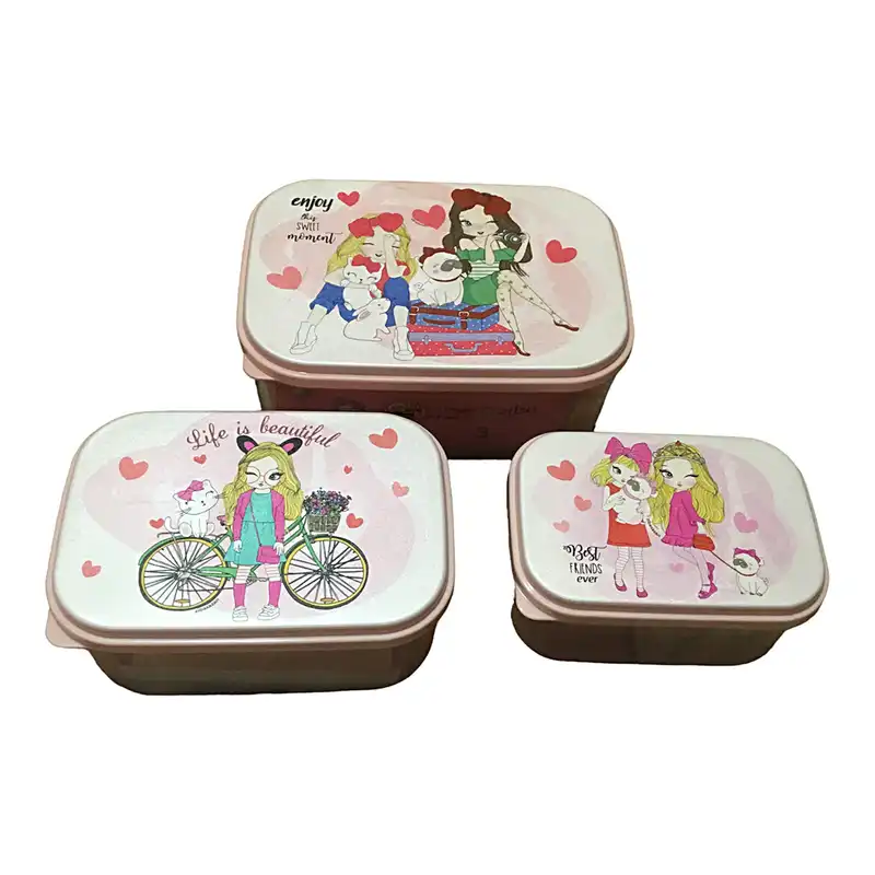 ظرف غذای کودک کد ku7 مجموعه 3 عددی