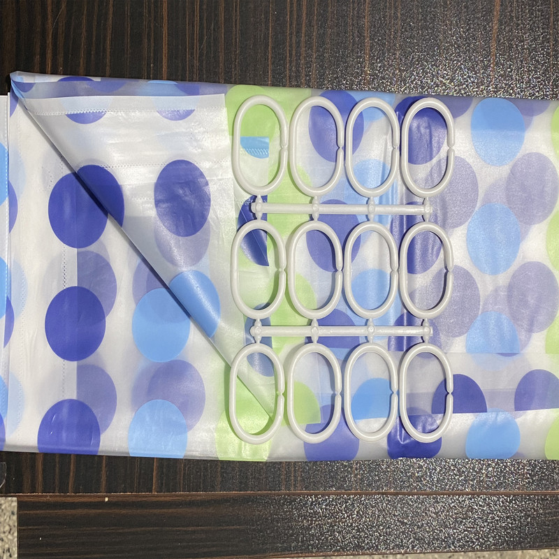 پرده حمام کد PH238 سایز 180x180 سانتی متر