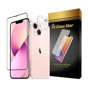   Glass Star MFUL3DGS Screen Protector With Camera Lens Protector For Apple iPhone 13