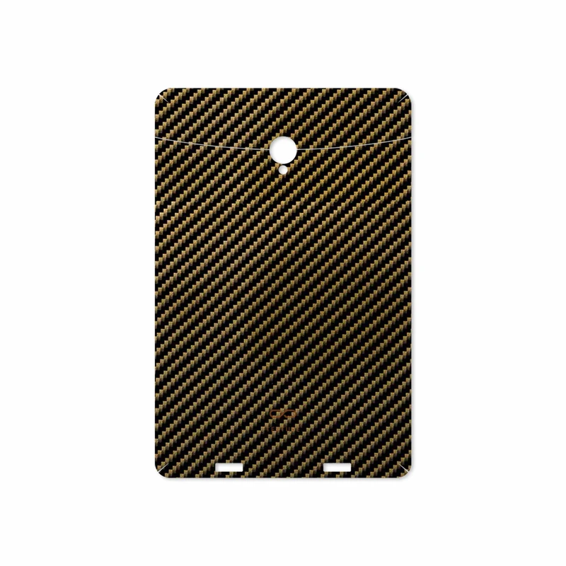 برچسب پوششی ماهوت مدل Glossy-Brown-Fiber مناسب برای تبلت وریکو Unipad