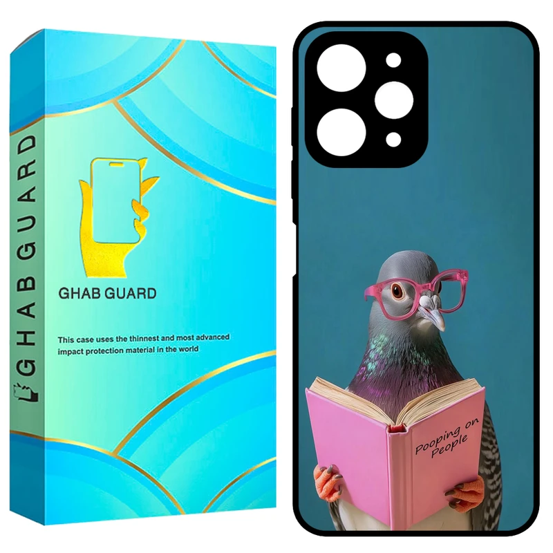 کاور قاب گارد طرح کبوتر مدل GCHPR12 مناسب برای گوشی موبایل شیائومی Redmi 12 4G / Redmi 12 5G / Poco M6 Pro 5G