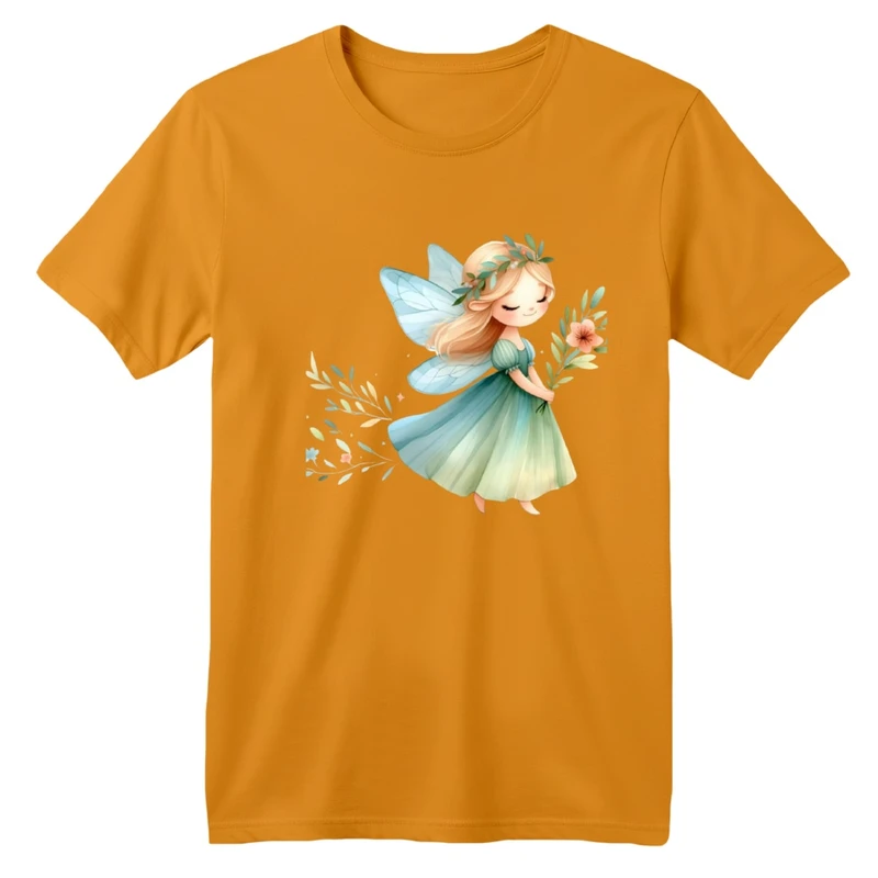 تی شرت آستین کوتاه بچگانه مدل دخترک کد 6