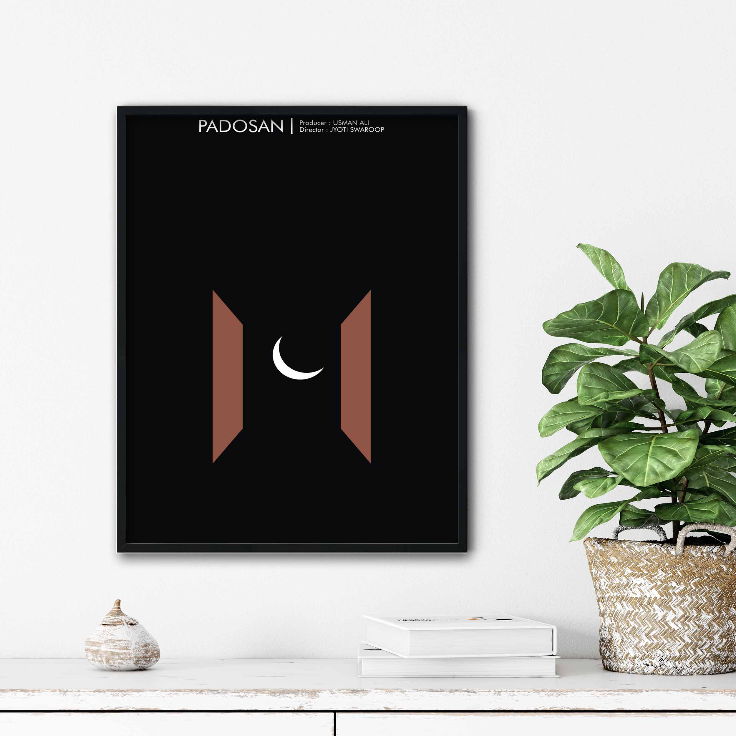 تابلو آتریسا طرح پوستر فیلم Padosan مدل ATm99