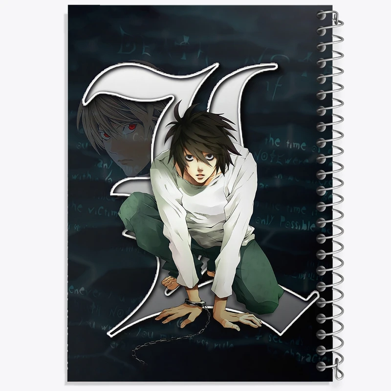 دفتر مشق 100 برگ خندالو طرح انیمه دفترچه مرگ (Death Note) کد F800