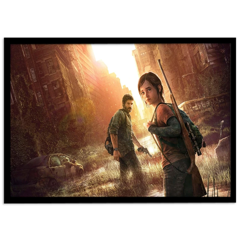 تابلو نوری بکلیت طرح بازی گیم نت The Last Of Us مدل چراغدار B-s1441
