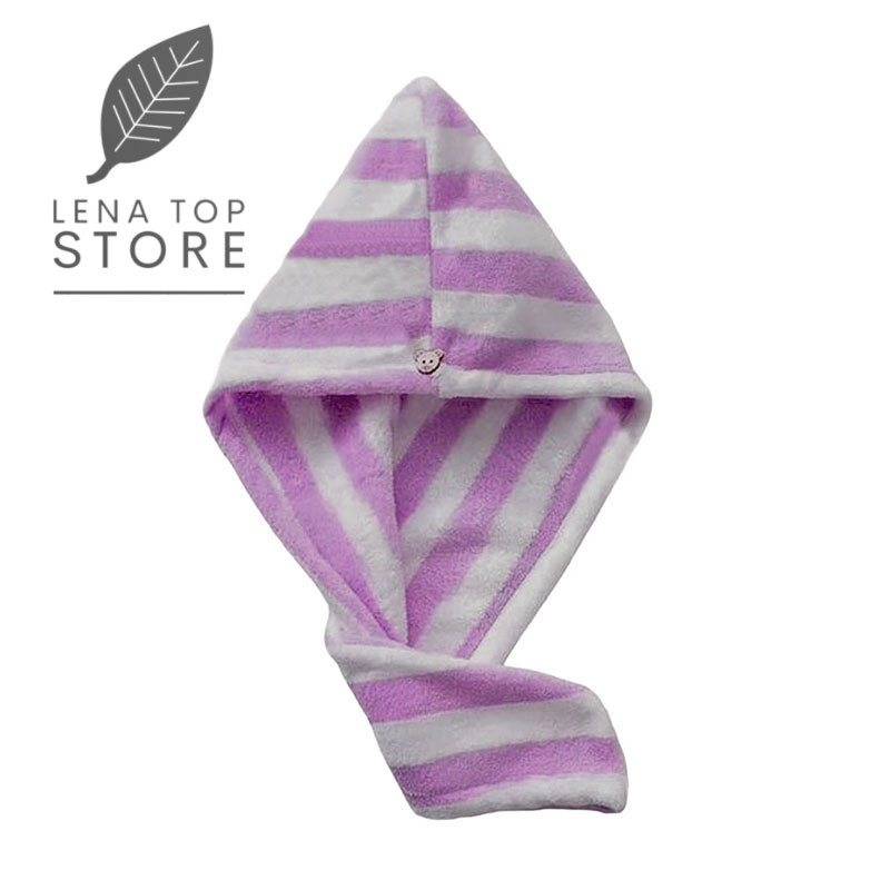 کلاه حمام لنا مدل stripes کد 01