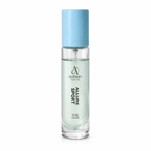عطر جیبی مردانه اشوین مدل                     ALLURE SPORT با رایحه خنک حجم 30 میلی‌لیتر