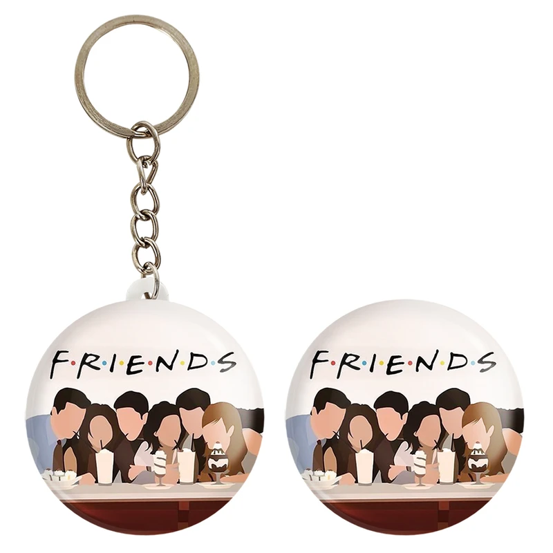 پیکسل خندالو مدل سریال فرندز کد 3138 به همراه جاکلیدی