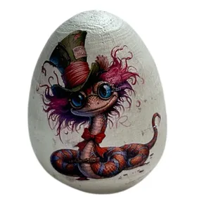 تخم‌مرغ تزئینی مدل مار 1404 کد 26