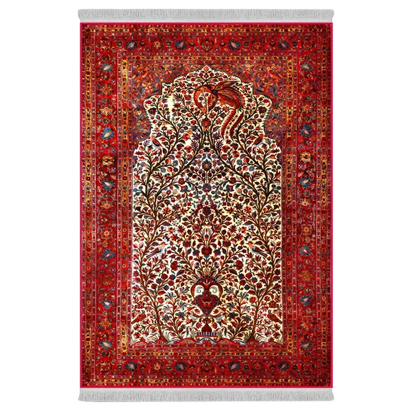 فرش پارچه‌ای دفه مدل فرشینه طرح مدرن کد 887