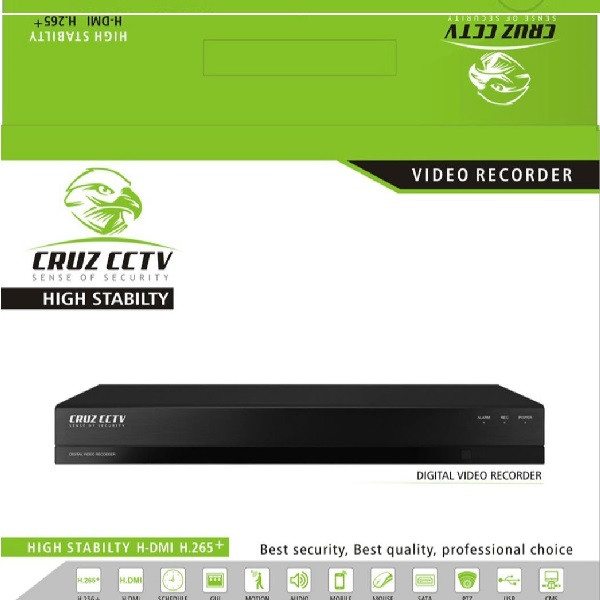 ضبط کننده ویدیویی کروز مدل  CRUZ XVR 8008G PLUS 4K