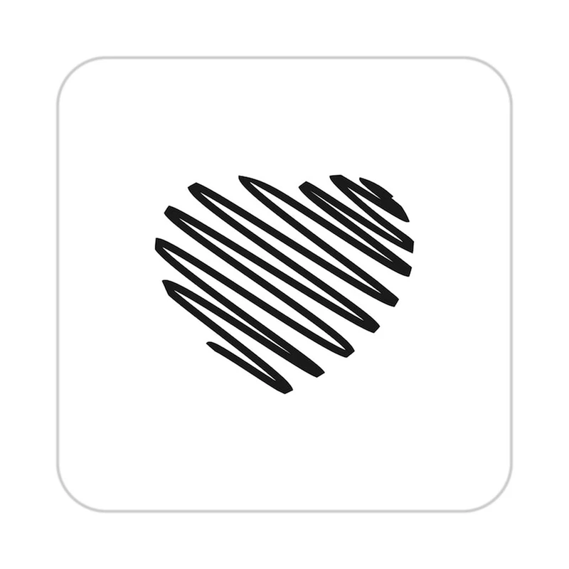 زیر لیوانی کاکتی طرح عاشقانه مدل mp39419