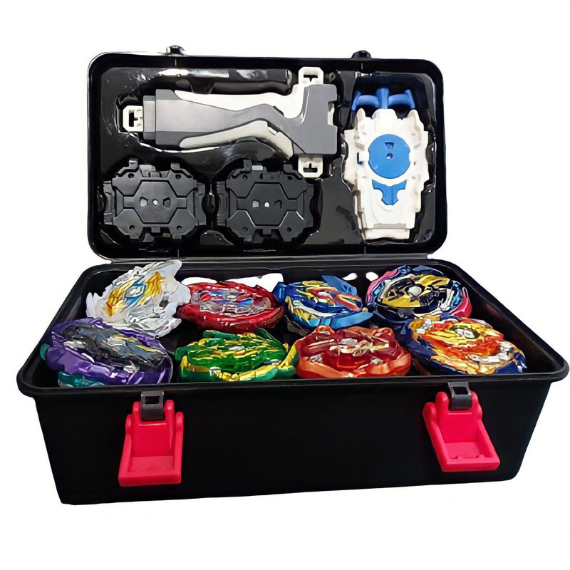 فرفره مدل انفجاری چمدانی کد BB-888-5 مجموعه 12 عددی