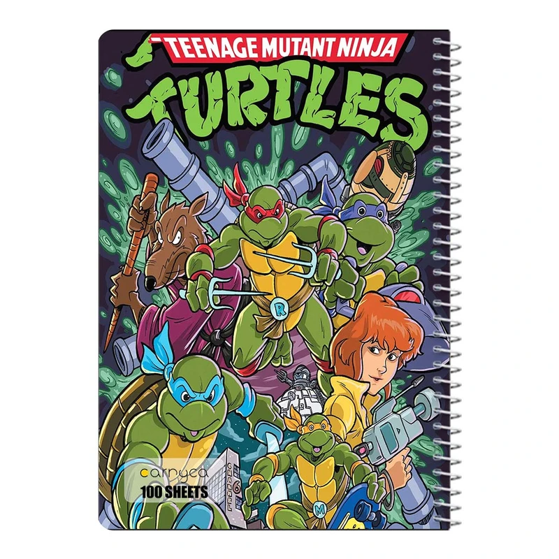 دفتر مشق 100 برگ سیمی کارنیکا طرح لاک پشت های نینجا Teenage Mutant Ninja Turtles کد 25225