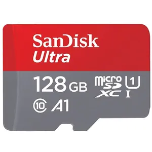 کارت حافظه‌ microSDXC سن دیسک مدل A1 کلاس 10 استاندارد UHS-I U1 سرعت 100MBps ظرفیت 128 گیگابایت