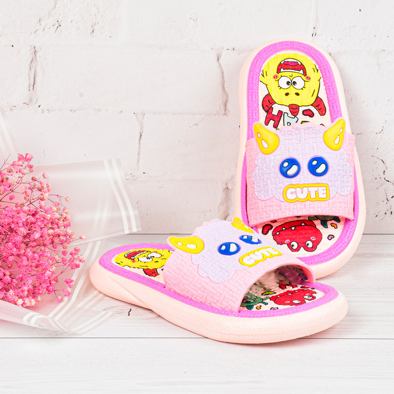 دمپایی دخترانه مدل CUTE MONSTER PK.3671