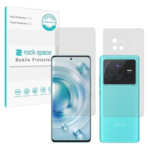 Rock space Resistant model matte screen protector suitable for Vivo X80 mobile phone along with the back protector