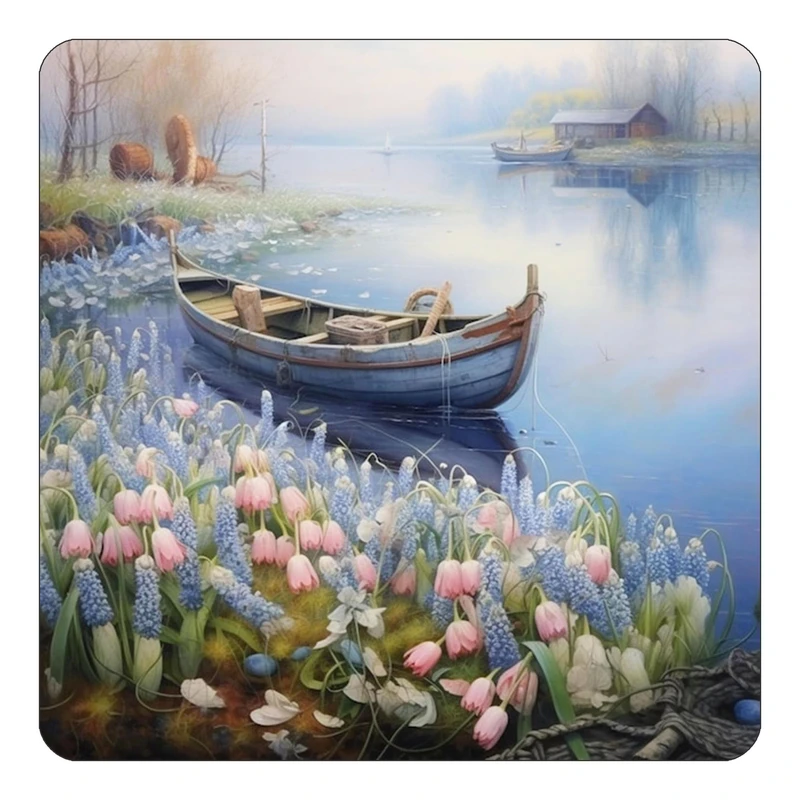 مگنت کاکتی طرح نقاشی رنگ روغن مدل mp70923